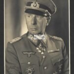 Portrait of General Walther Lucht - 336. Infanterie-Div. & LXVI. Armeekorps (EL for Ardennes Offensive!) (Signed!)