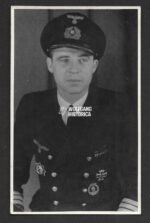 Portrait of Korvettenkapitän Claus-Henning von Grumbkow wearing Deutsches Kreuz in Gold (Signed!)