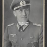 Portrait of Wehrmacht (Heer) Oberleutnant wearing the Deutsches Kreuz in Gold