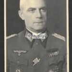 Portrait of Günther Drange wearing DKIG (later RK with Grenadier-Regiment 428) (Signed!)