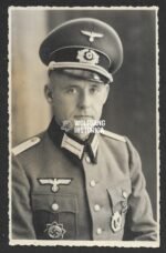 Portrait of Friedrich Rüdiger with DKiG - Grenadier-Regiment 453 (Signed!)