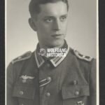 Portrait of Wehrmacht Feldwebel wearing the Deutsches Kreuz in Gold