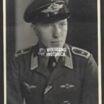 Portrait of Luftwaffe Feldwebel wearing Deutsches Kreuz in Gold
