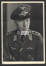 Portrait of Luftwaffe Feldwebel wearing Deutsches Kreuz in Gold