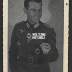 Portrait of Wehrmacht Oberleutnant wearing Deutsches Kreuz in Gold