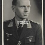 Portrait of Luftwaffe Feldwebel wearing Deutsches Kreuz in Gold