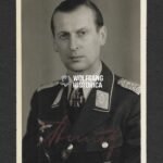 Portrait of Wilhelm Schmalz – Schützen-Regiment 11 & Panzer-Division “Hermann Göring” (Eichenlaub) (Signed!)