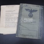 Wehrpass - Panzerjäger-Kompanie 1183 - Hetzer (!) (Earned EK2 & PKA Silber, Signatures of Hetzer RK Leutnant Dallmeier!)