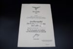 Ehrenpokal Award Document Grouping of Leutnant Heinz Dautzenberg - Reconnaissance Pilot! - Image 2