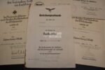 Ehrenpokal Award Document Grouping of Leutnant Heinz Dautzenberg - Reconnaissance Pilot! - Image 10