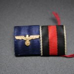 Ribbon Bar: Dienstauszeichnung für 12 Jahre & Medaille zur Erinnerung an den 1. Oktober 1938