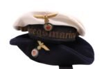 Kriegsmarine Tellermütze with White (Summer) Cover & Blue Cover! - Image 2