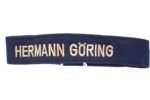Set of worn "Hermann Göring" Cuff title & Erkennungsmarke - Image 3