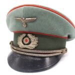 Wehrmacht (Heer) Artillerie Officer Peaked Cap by Spohn & Klaiber (!)
