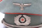 Wehrmacht (Heer) Artillerie Officer Peaked Cap by Spohn & Klaiber (!) - Image 2
