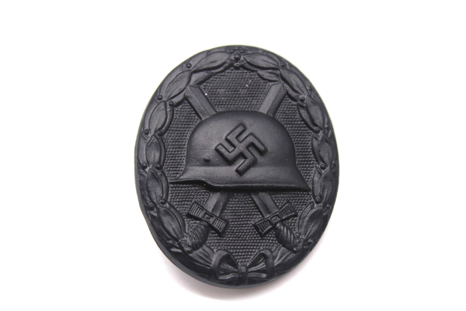 IMG_9114 Verwundetenabzeichen in Schwarz – Deschler & Sohn, München – Übergröße (!) - Image 1