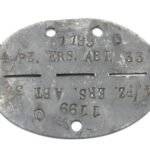 Erkennungsmarke: Panzer-Ersatz-Abteilung 33