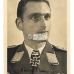 Rudolf Henne – Kampfgeschwader 51 “Edelweiss” (Wartime Signed)