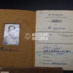 KIA Waffen-SS Soldbuch SS-Panzergrenadier-Regiment 21 "Frundsberg" (April 1945!)