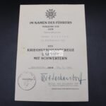 KVK2X Award Doc: Fahrkolonne 152 (1. Ski-Jäger-Division)