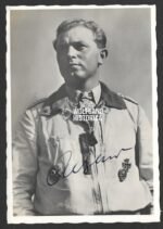 Walter Oesau – Jagdgeschwader 51 & 3 (Schwertern) (Wartime Signed)