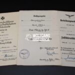 3x Award Docs: Fallschirmjäger-Regiment 6 (Carentan, Normandy!) ("Lions of Carentan")