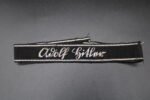 Waffen-SS Hand Embroided Officers Cufftitle for 1. SS-Panzer-Division “Leibstandarte-SS Adolf Hitler”