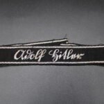 Waffen-SS Hand Embroided Officers Cufftitle for 1. SS-Panzer-Division “Leibstandarte-SS Adolf Hitler”