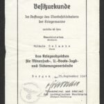 Minesweeper War Badge - Award Document (Norway)