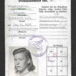 Female Dienstausweis - Flakkaserne Essen-Kupferdreh