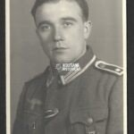Studioportrait Wehrmacht Soldier with Awards (PAB, EK1)