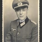 Studioportrait Wehrmacht Officer with Awards (EK1, DRL)