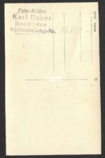 Studioportrait Wehrmacht Soldier wearing Feldmütze Awards (IAB, VWA) - Image 2