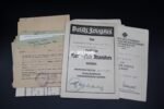 6x Award Docs: Fla-Bataillon 601 & Panzerjäger-Abteilung 211 (Heeres-Flak-Abzeichen!)