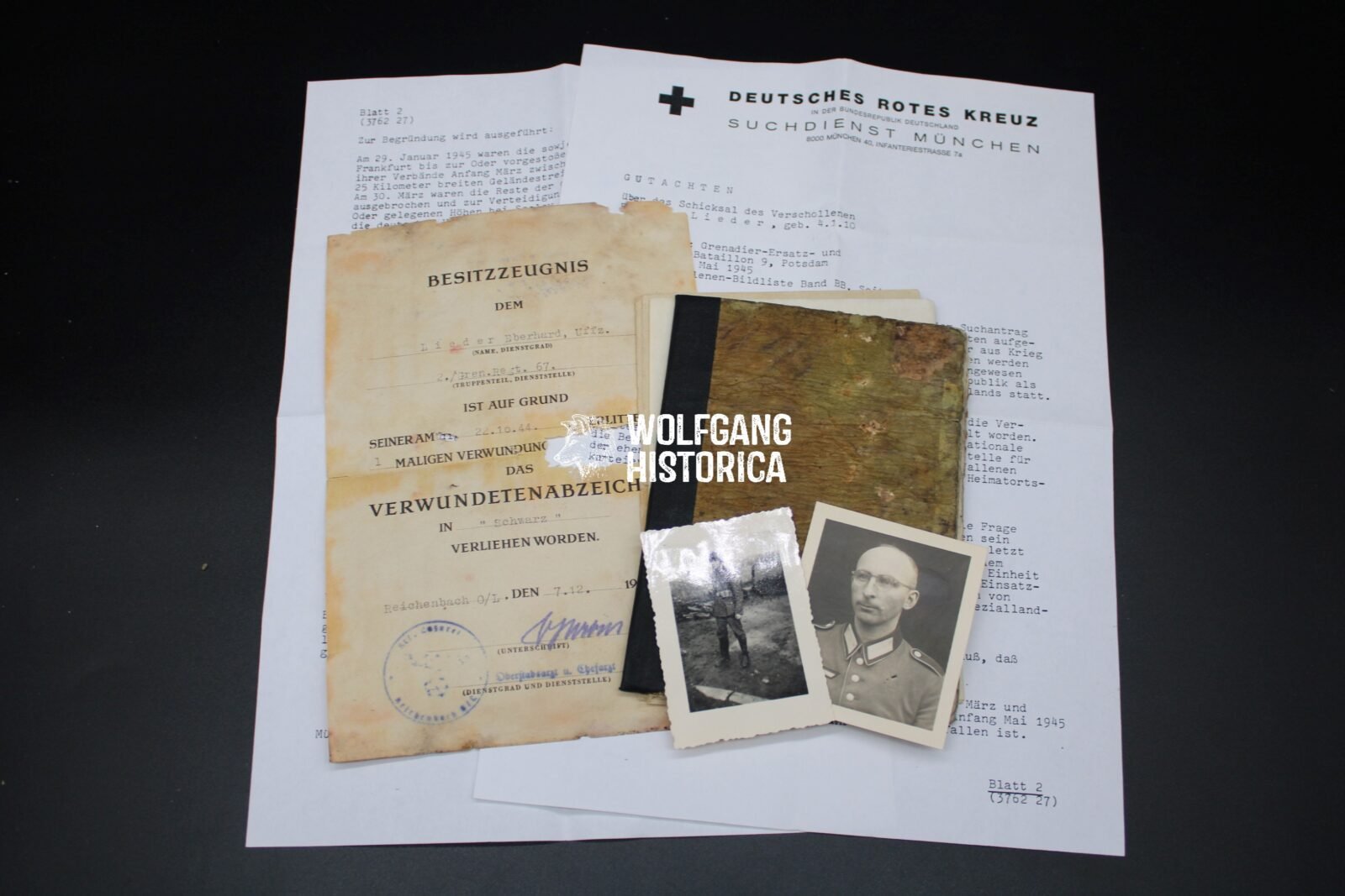 IMG_9370 KIA Soldbuch Battle of Berlin - Gren.Ers.Btl. Potsdam - Image 1