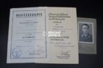 2x Award Docs: Festung Kreta (Signed by Bruno Bräuer (Executed!))