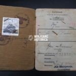 Soldbuch Gebirgsjäger (Hoch-Gebirgs-Btl. GJR98) (Blockadebrecher-Abzeichen!)