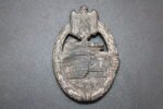 Panzerkampfabzeichen in Silber - Unmarked Wilhelm Deumer (Hollow)