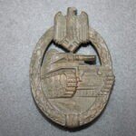 Panzerkampfabzeichen in Bronze - Hermann Aurich