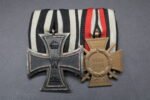 Medal Bar: Iron Cross 2nd Class & Honor Cross