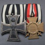 Medal Bar: Iron Cross 2nd Class & Honor Cross