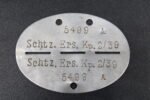 Erkennungsmarke: Schützen-Ersatz-Bataillon 39