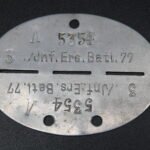 Erkennungsmarke: Infanterie-Ersatz-Bataillon 77