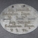 World War 1 German Erkennungsmarke - Frohnhausen - L.Fs.A.Btl.63
