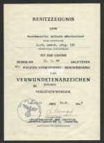 3x Award Docs: Stug-Brigade 191 & Art.Rgt.256 (KVK1, KVK2 & VWA) - Image 3