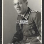 Studioportrait Wehrmacht NCO Spieß wearing ASA