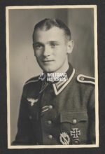 Studioportrait Wehrmacht NCO wearing ISA, EK1 & VWA