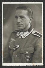 Studioportrait Wehrmacht NCO wearing EK1