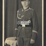 Studioportrait Wehrmacht Spieß wearing ISA & Schützenschnur