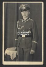 Studioportrait Wehrmacht Spieß wearing ISA & Schützenschnur
